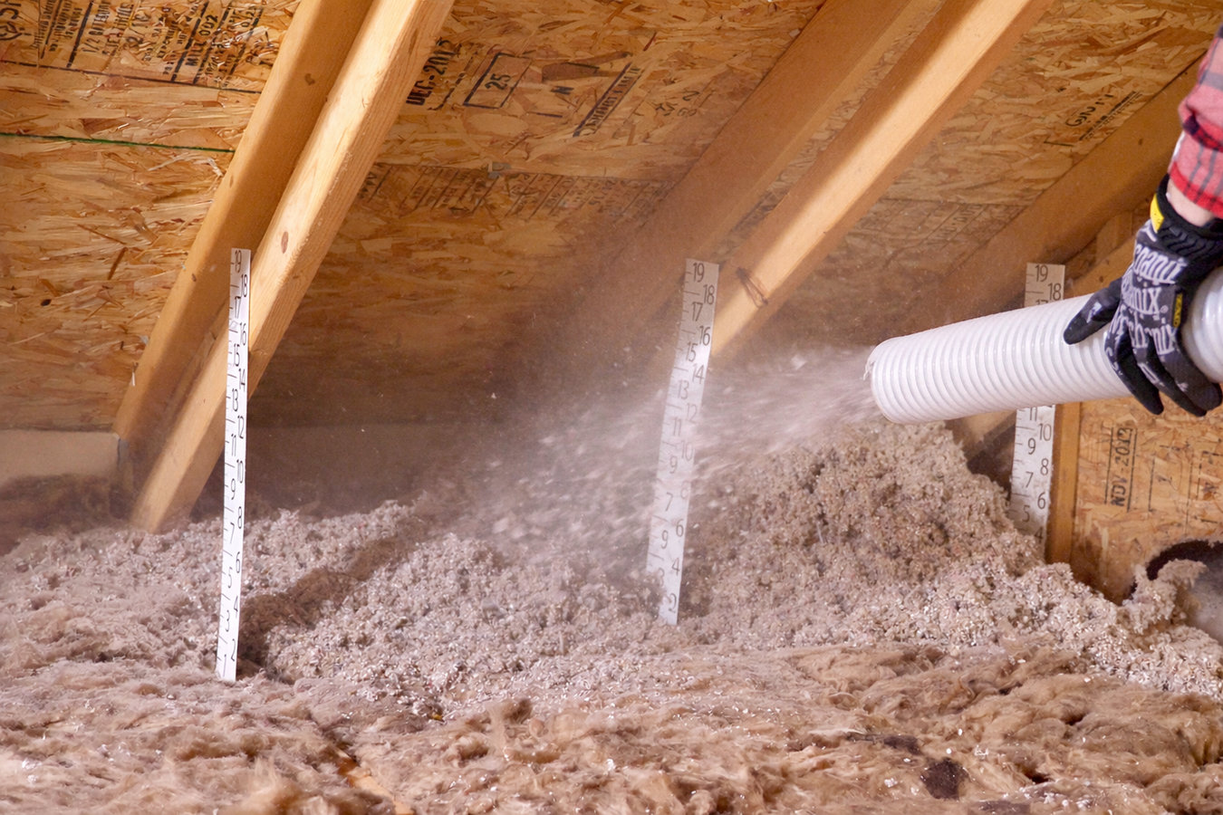 Blown-in insulation in Pineville, LA